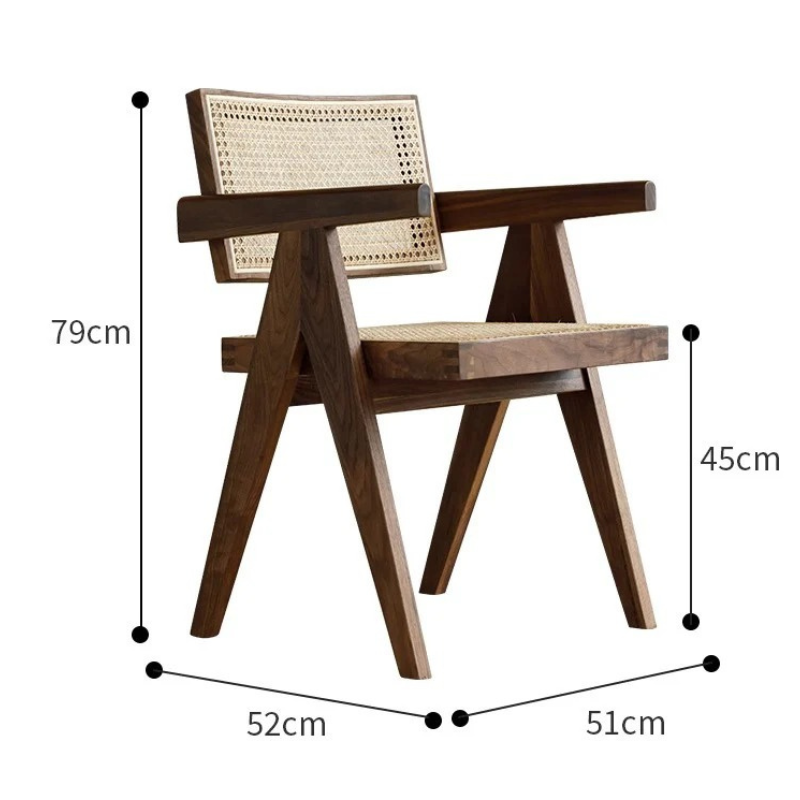 RattanWood Armchair