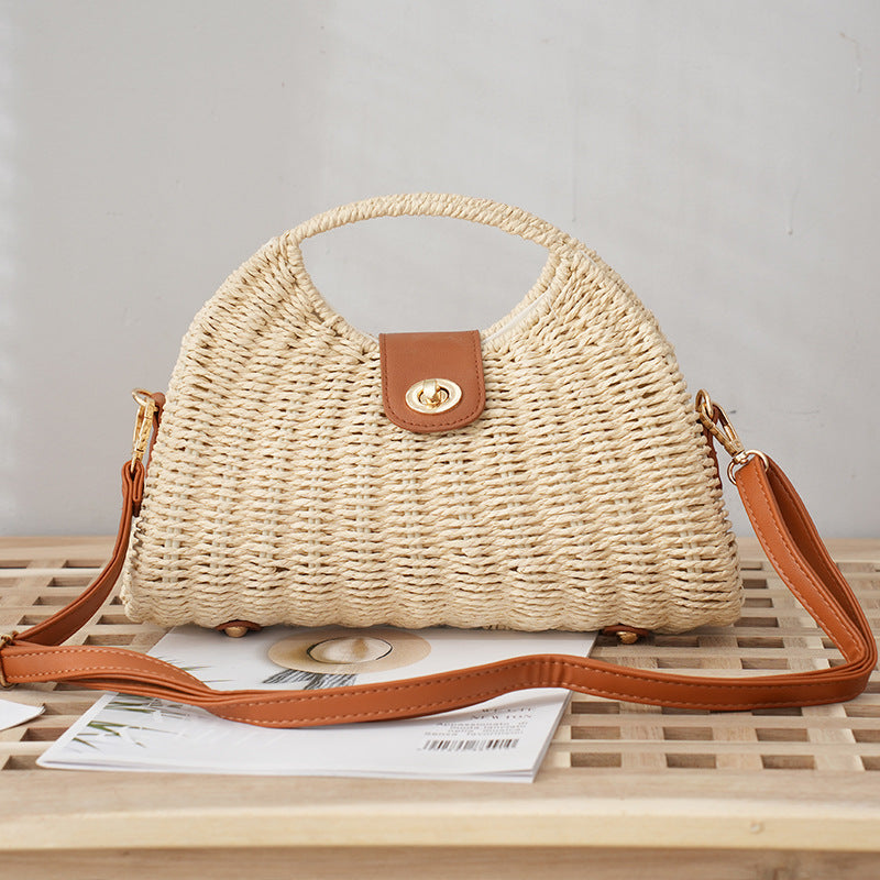 Boho Straw Handbag