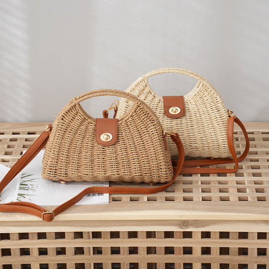 Boho Straw Handbag