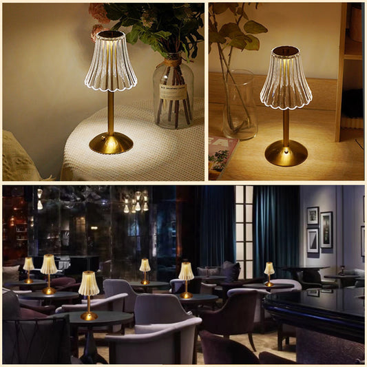 VintageGlass Table Lamp