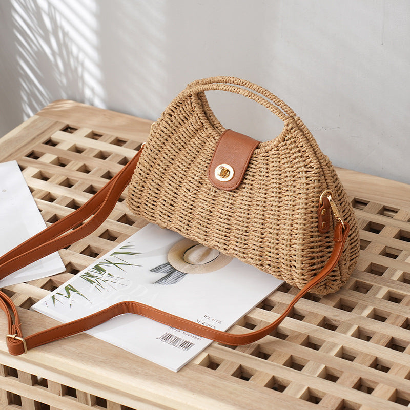 Boho Straw Handbag