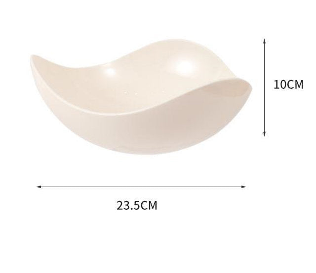 Ins style high-end fruit plate living room high appearance, simple and fashionable fruit plate bowl good-looking, nuts high-end creativity