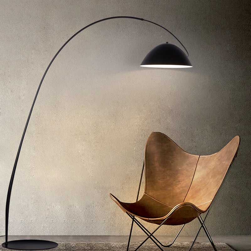 Fishing lamp, floor lamp, modern minimalist living room sofa lamp, minimalist light luxury design, vertical table lamp