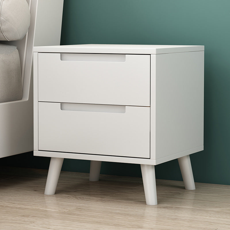 Nordic all-solid wood bedside table