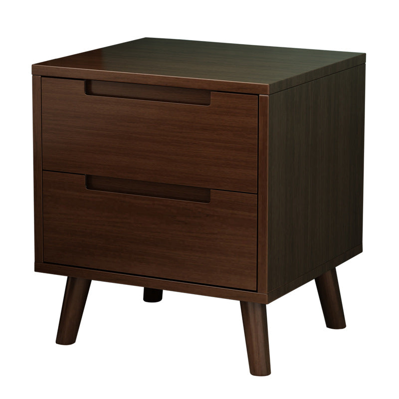 Nordic all-solid wood bedside table