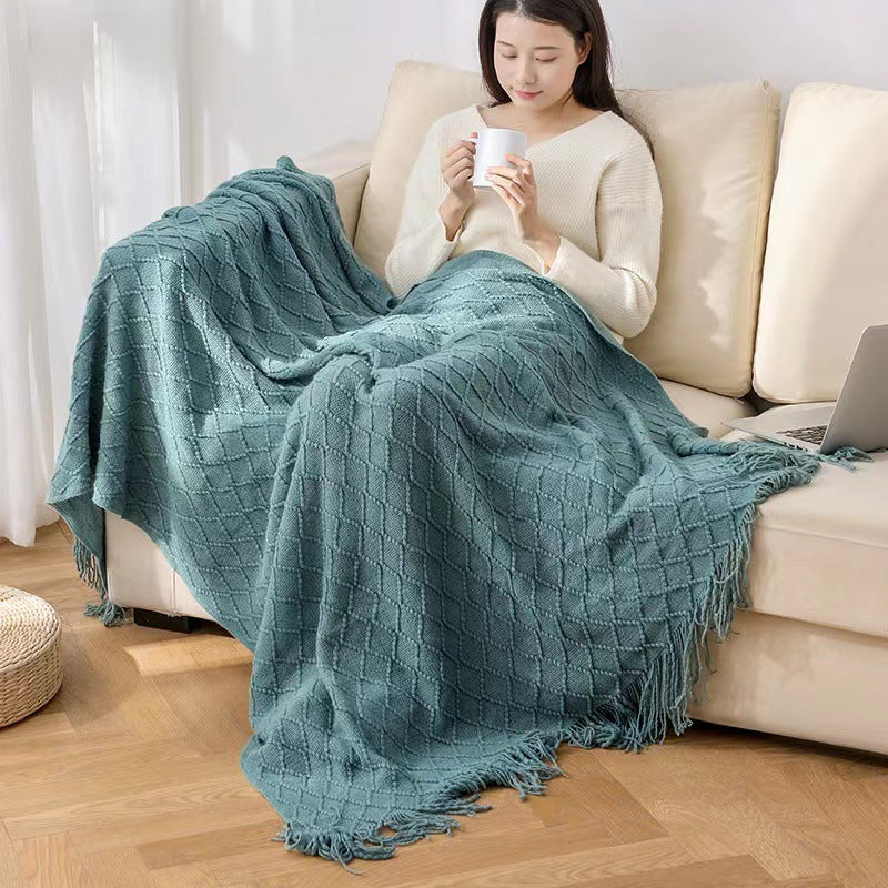 Nordic Knit Blanket