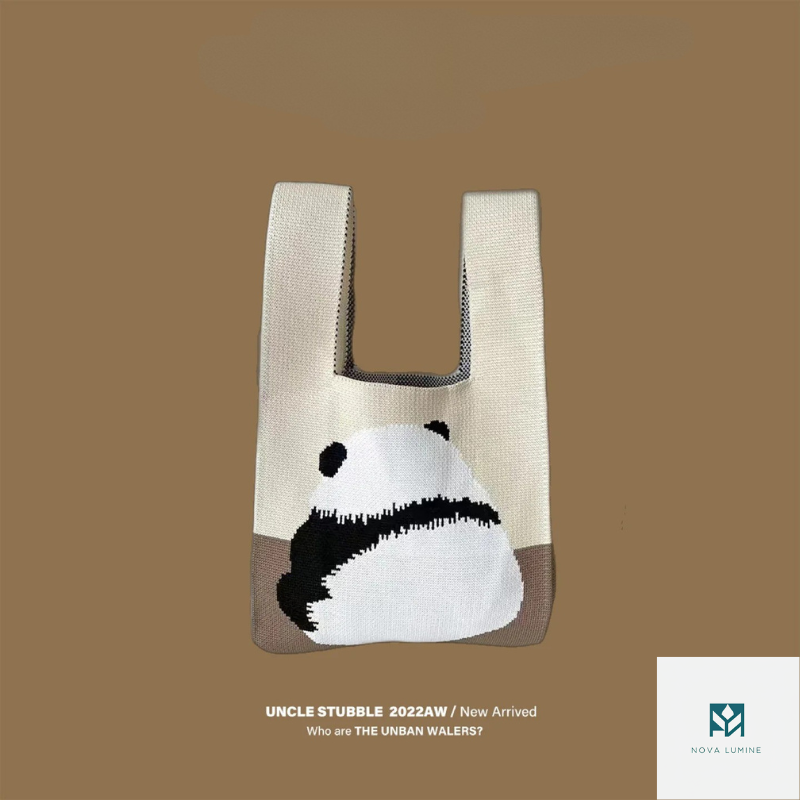 2024 ins Internet celebrity hot knitted bag, bucket bag, handbag, women's bag, handbag, woven bag, tote bag