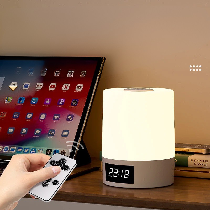 Remote Control Night Light Rechargeable Table Lamp Bedroom Bedside Light Touch Baby Feeding Eye Care Confinement Sleep Light New